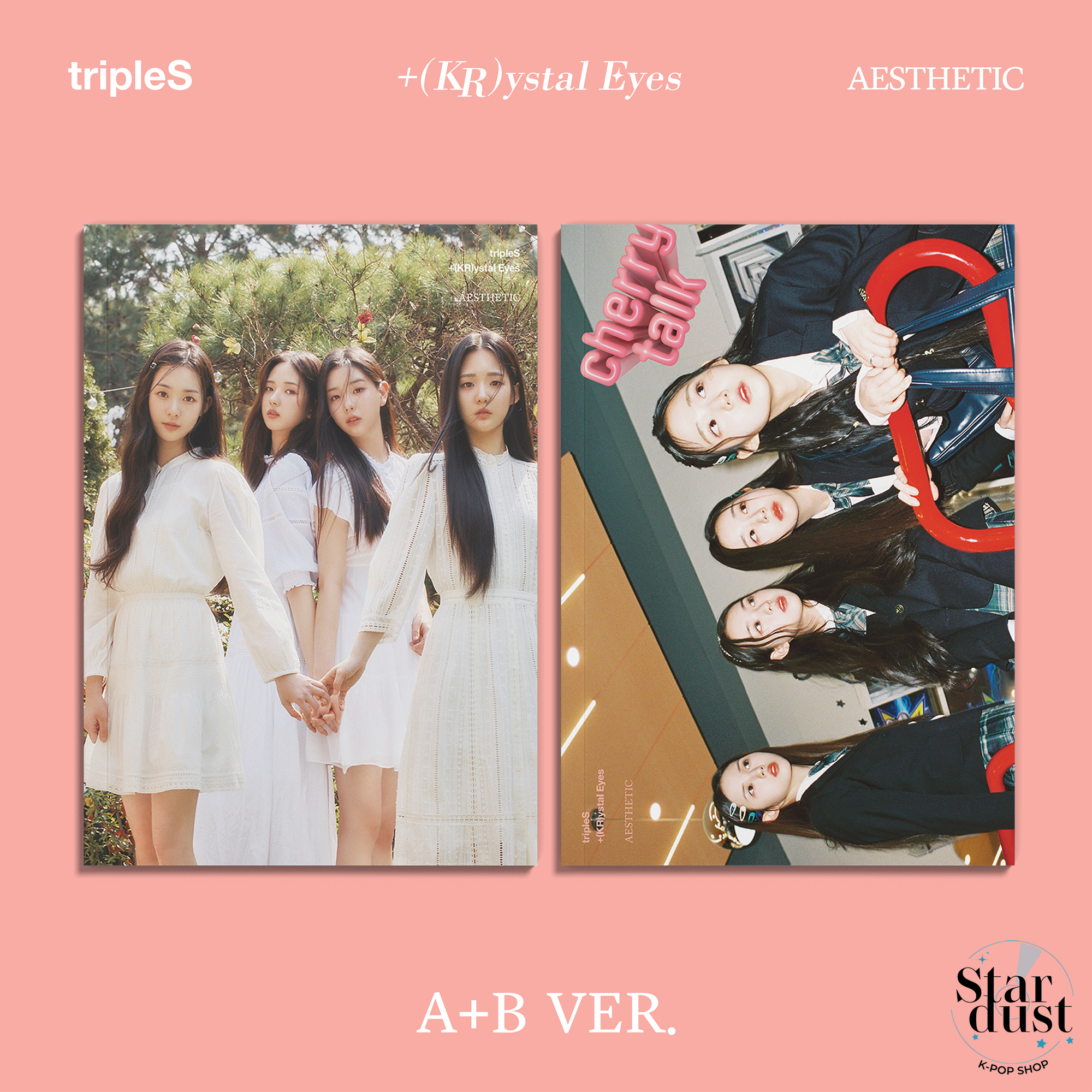 TRIPLES +(KR)YSTAL EYES - AESTHETIC [Mini Album] - Stardust K-pop Shop