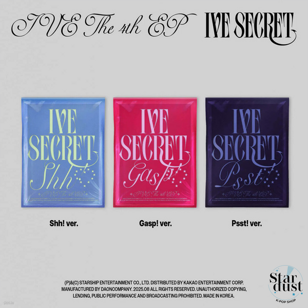 IVE - IVE SECRET [4th Mini Album]