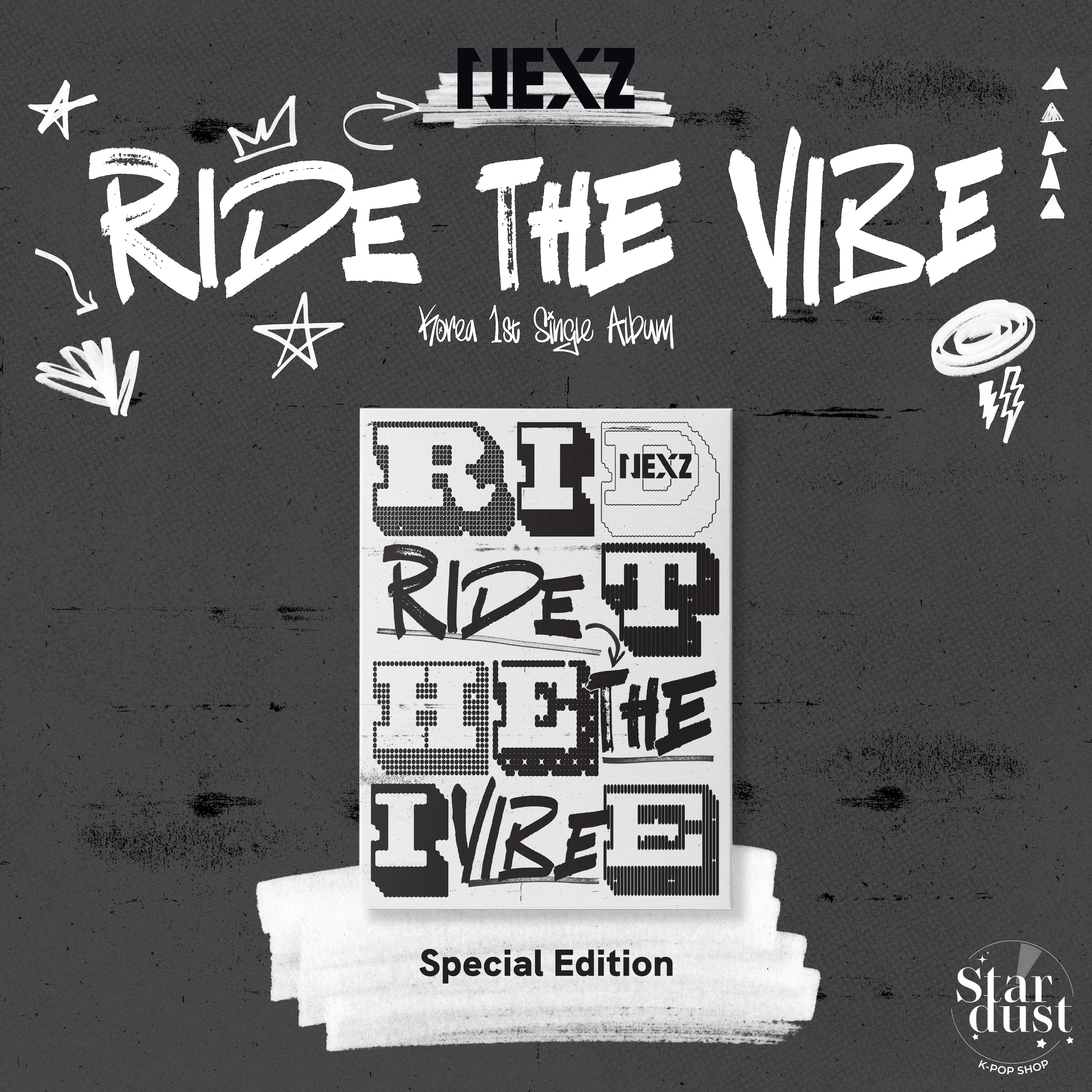 NEXZ - RIDE THE VIBE [1st Single Album] Special Edition - Stardust K-pop Shop