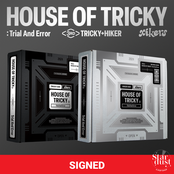 xikers - HOUSE OF TRICKY: TRIAL AND ERROR [3rd Mini Album] Signed Box Set