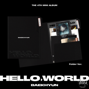 BAEKHYUN - HELLO, WORLD [4th Mini Album] Folder Ver. - Stardust K-pop Shop