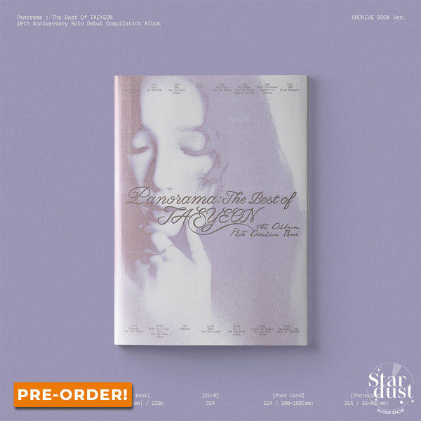 [PRE-ORDER] TAEYEON - PANORAMA: The Best Of Taeyeon [Archive Book Ver.]