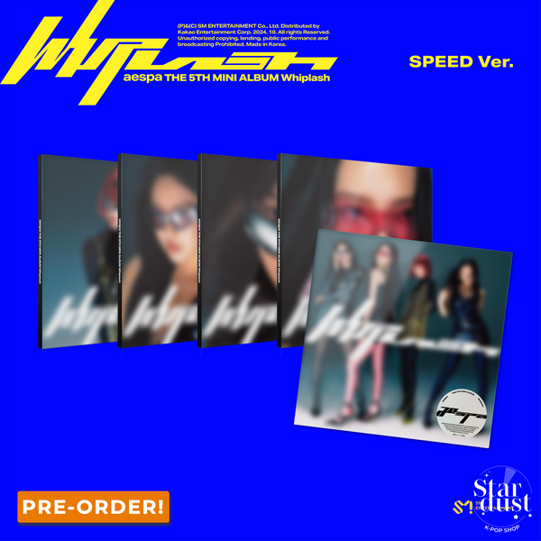 [PRE-ORDER] AESPA - WHIPLASH [5th Mini Album] Speed Ver.