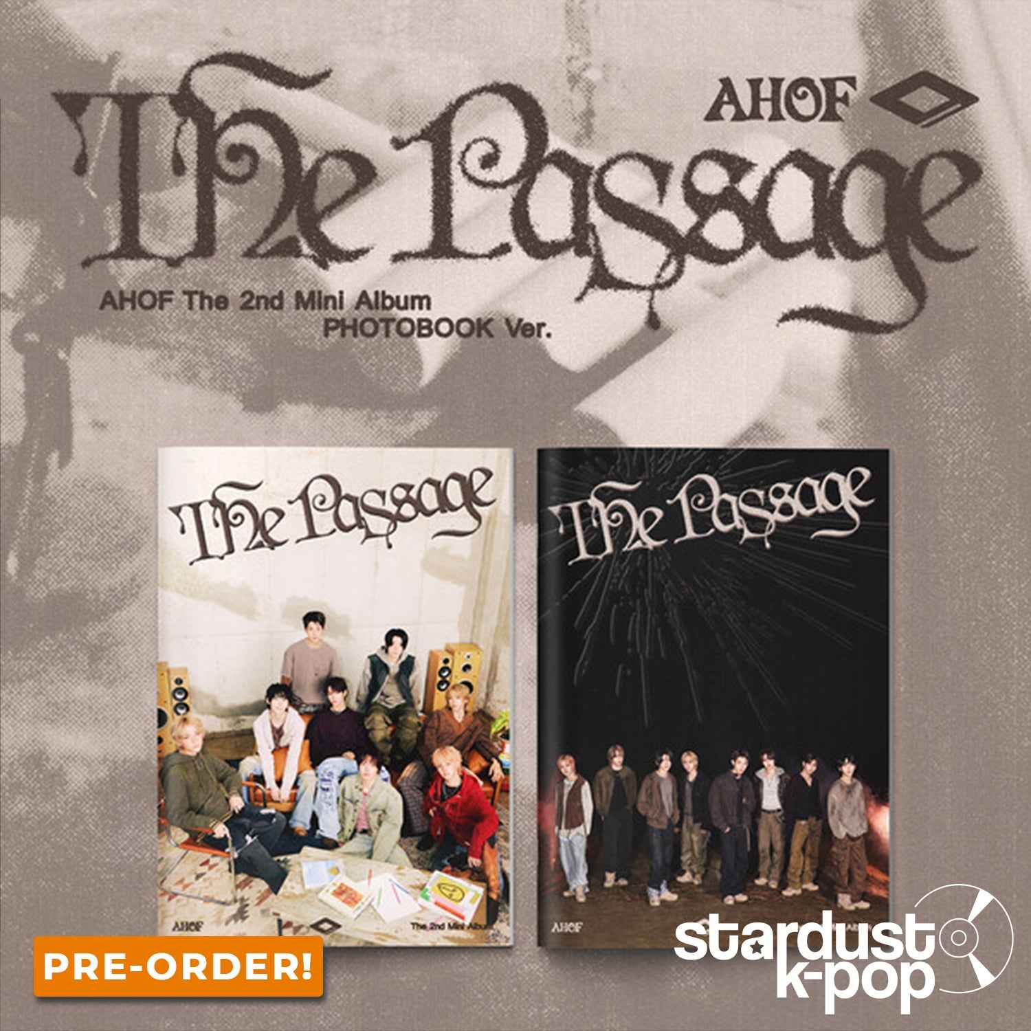 [PRE-ORDER] AHOF - THE PASSAGE [2nd Mini Album] Photobook Ver. (Random)