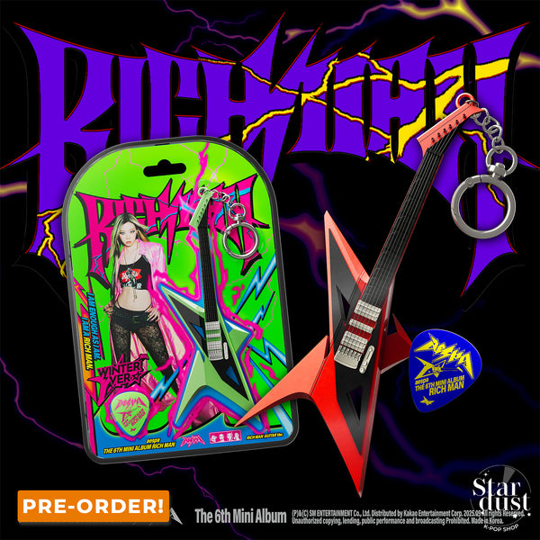 [PRE-ORDER] aespa - RICH MAN [6th Mini Album] Rich Guitar Ver.
