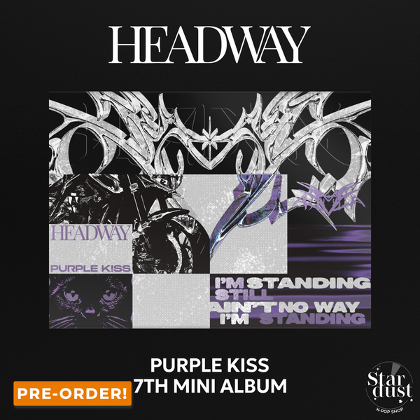 [PRE-ORDER] PURPLE KISS - HEADWAY [7th Mini Album] + POSTER