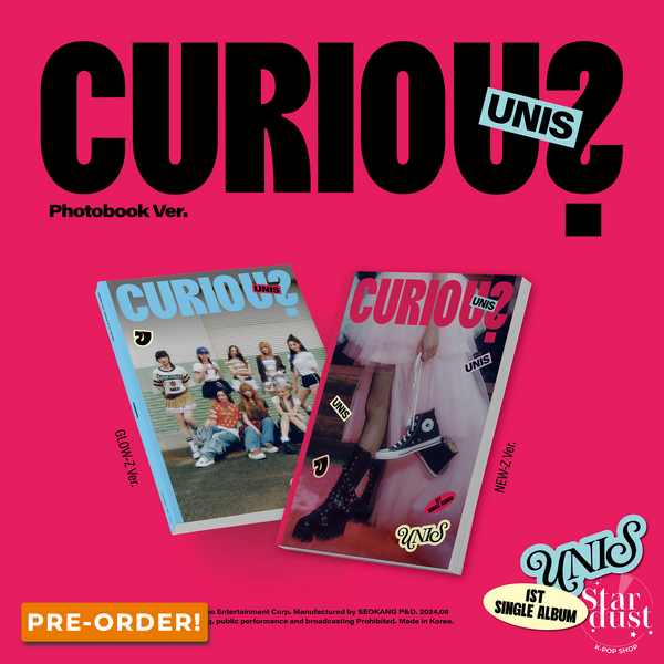 [PRE-ORDER] UNIS - CURIOUS [1st Single Album] Signed Ver.