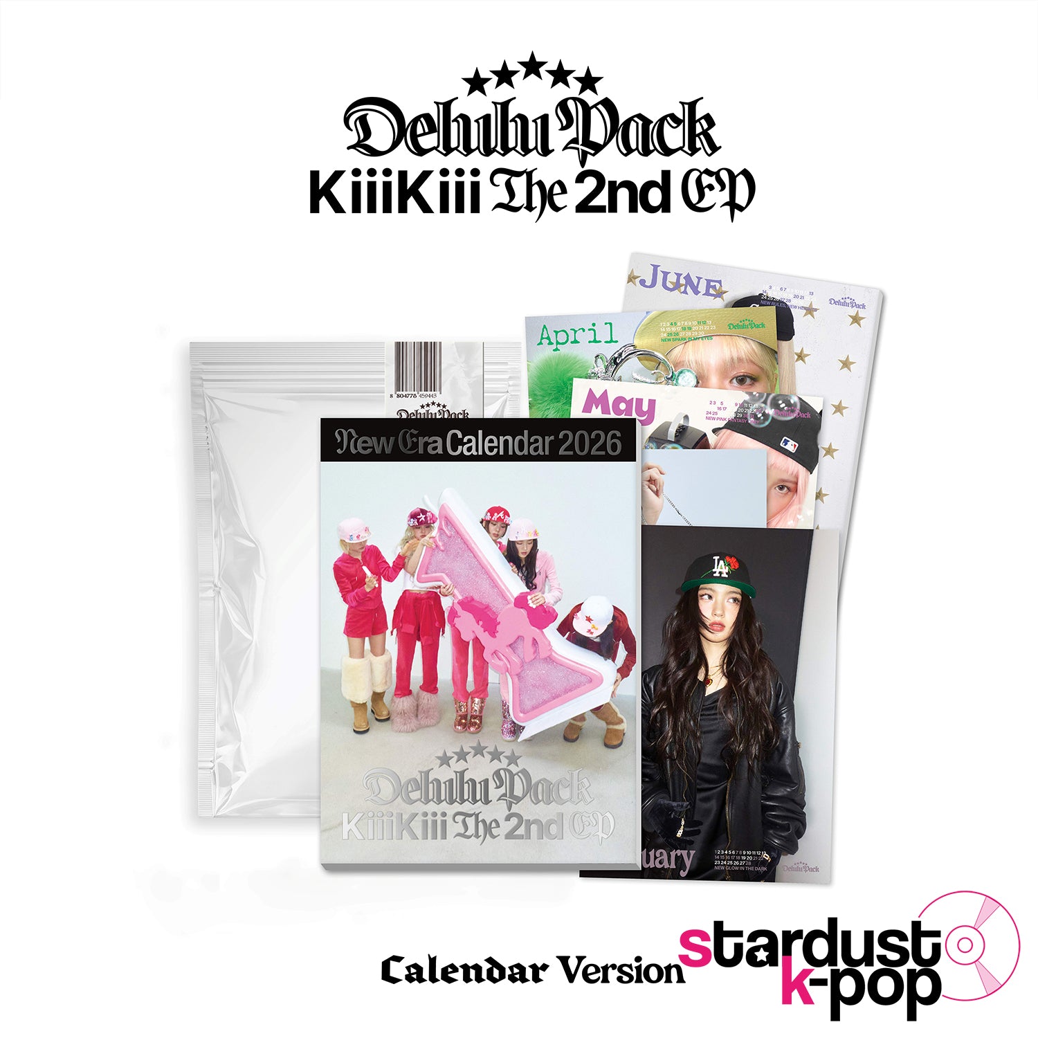 KiiiKiii - DELULU PACK [The 2nd EP] Calendar Ver.