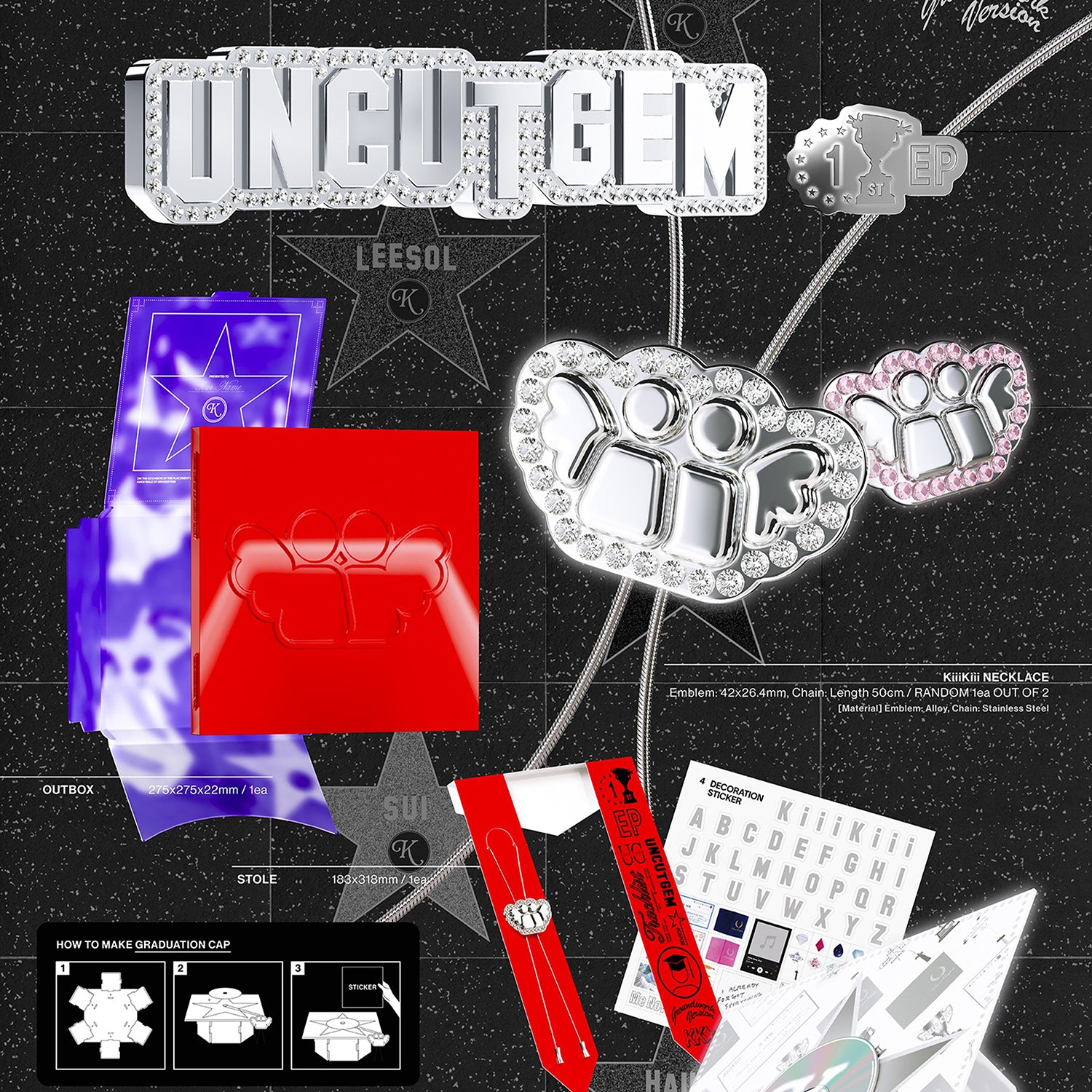 KIIIKIII - UNCUT GEM [1st Mini Album] Groundwork Ver. - Stardust K-pop Shop