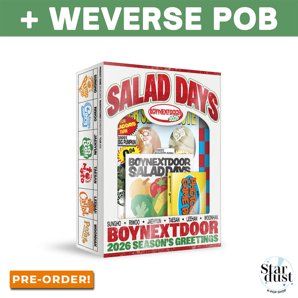 BOYNEXTDOOR - 2026 SEASON'S GREETINGS + WEVERSE POB - Stardust K-Pop Shop