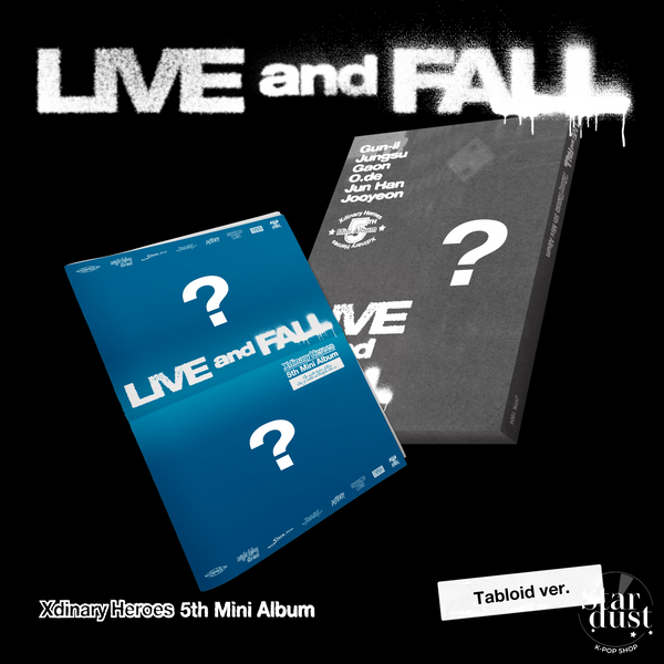 XDINARY HEROES - LIVE AND FALL [5th Mini Album] Special Tabloid Ver.