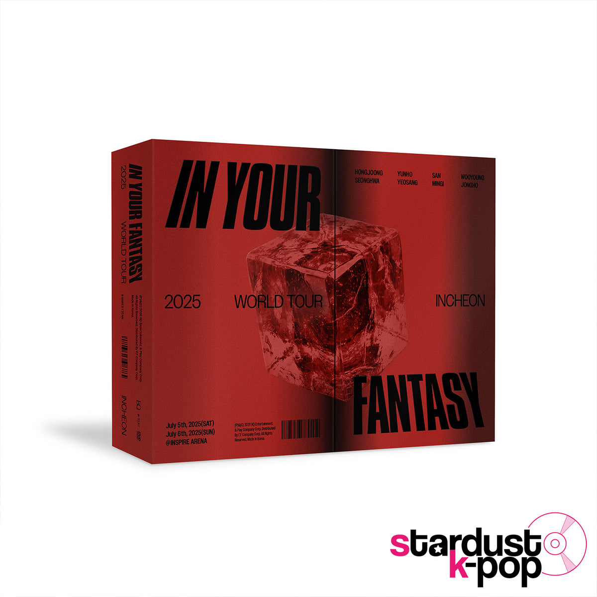 ATEEZ - 2025 WORLD TOUR [IN YOUR FANTASY] IN INCHEON DVD