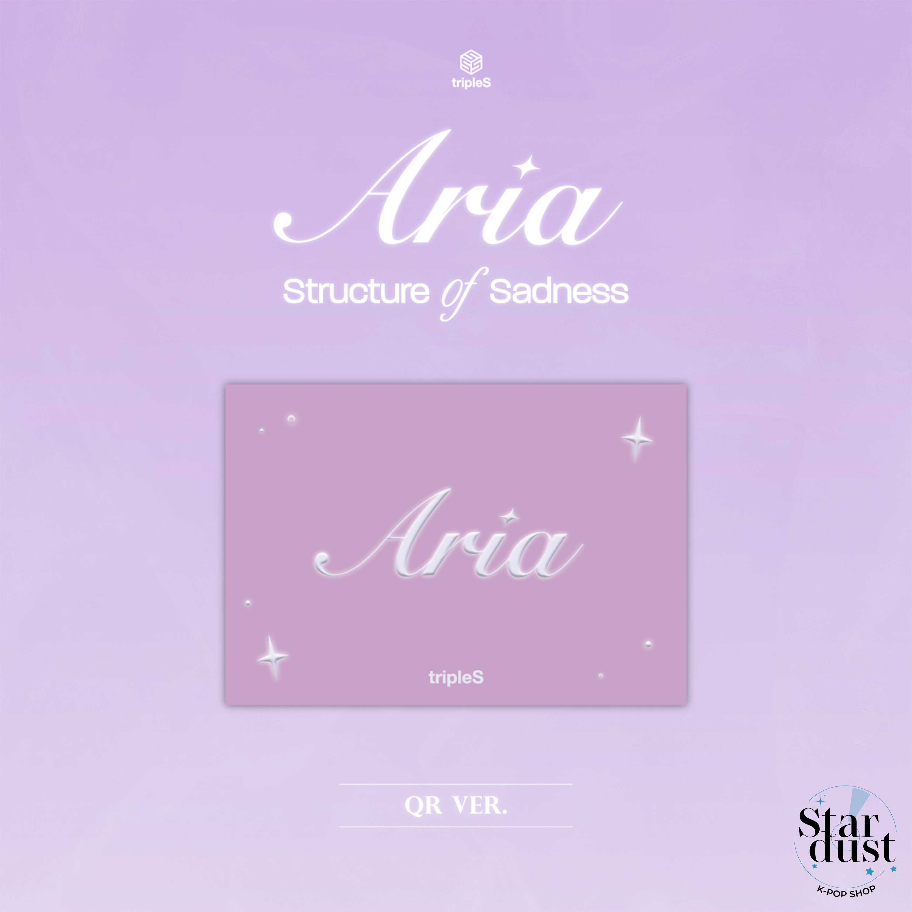 TRIPLES ARIA - <STRUCTURE OF SADNESS> [Single Album] QR Ver. - Stardust K-pop Shop