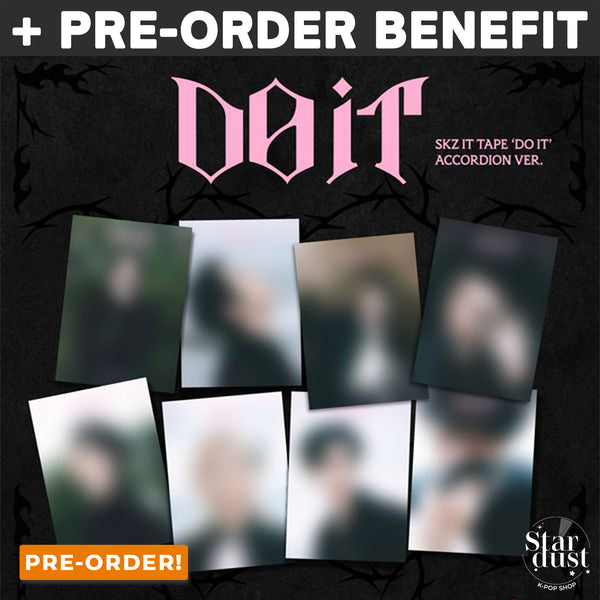 [PRE-ORDER] STRAY KIDS - SKZ IT TAPE [DO IT] Accordion Ver. + PHOTOCARD PRE-ORDER BENEFIT