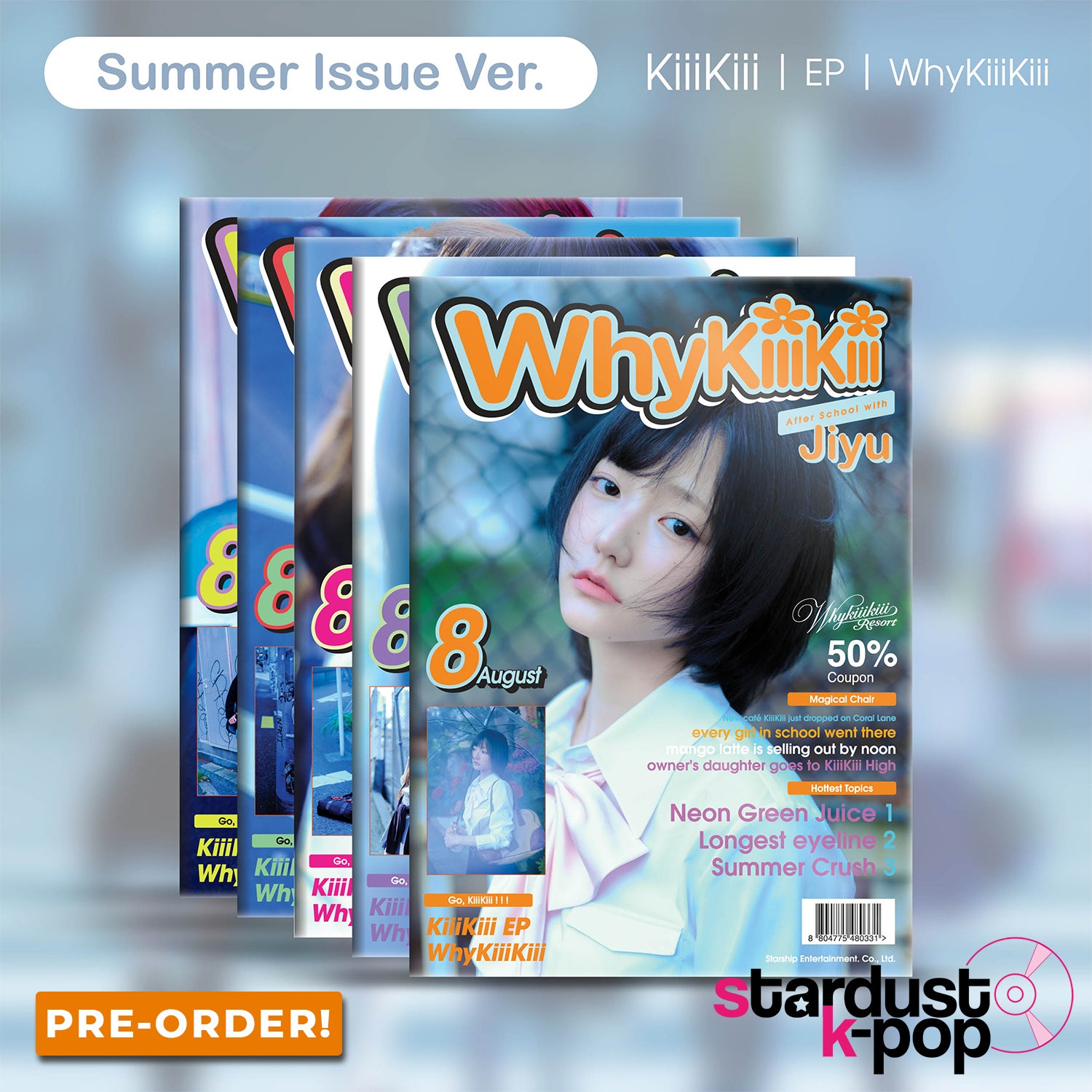 [PRE-ORDER] KiiiKiiii - WhyKiiiKiii [EP] Summer Issue Ver.