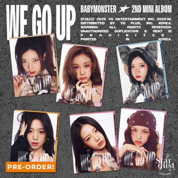 [PRE-ORDER] BABYMONSTER - WE GO UP [2nd Mini Album] Pattern Ver.