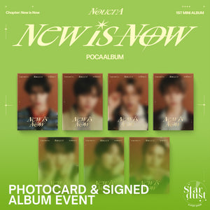 [ALBUM EVENT] NouerA - CHAPTER: NEW IS NOW [1st Mini Album] Pocaalbum Ver. - Stardust K-pop Shop