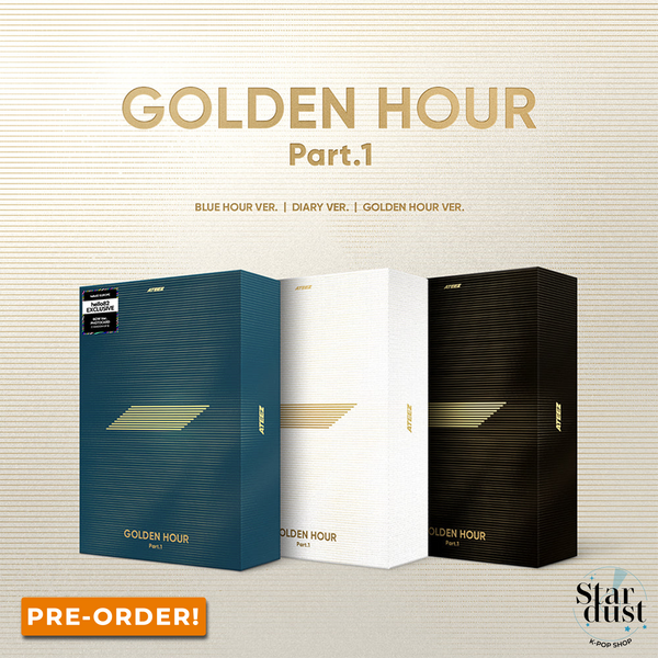 [PRE-ORDER] ATEEZ - GOLDEN HOUR: PART. 1 [10th Mini Album] hello82 Europe Pop-Up Exclusive