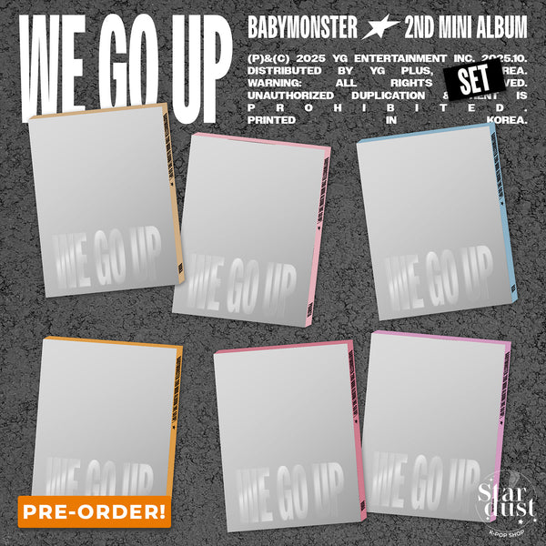[PRE-ORDER] BABYMONSTER - WE GO UP [2nd Mini Album] Pattern Ver.