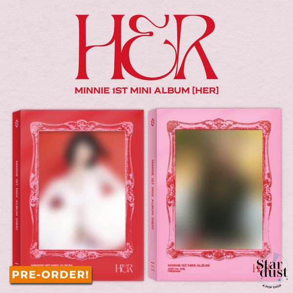 [PRE-ORDER] (G)I-DLE MINNIE - HER [1st Mini Album] + POSTER