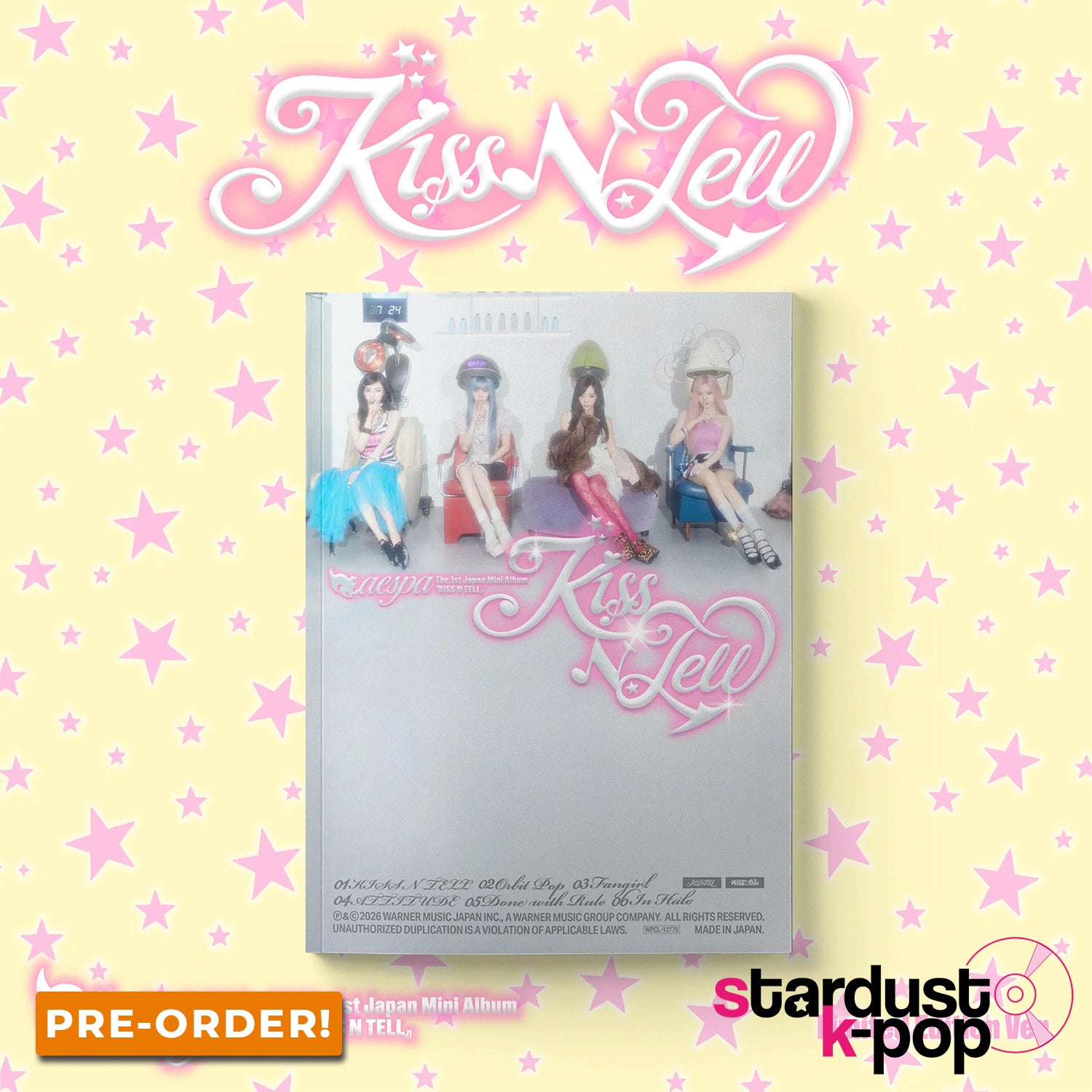 [PRE-ORDER] aespa - KISS N TELL [1st Japanese Mini Album] Limited Edition Ver.