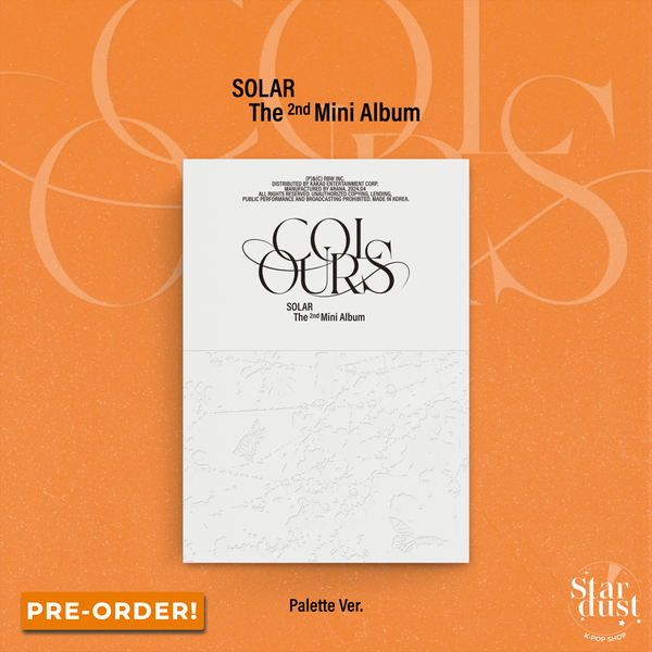[PRE-ORDER] SOLAR - COLOURS [2nd Mini Album] Palette Ver.