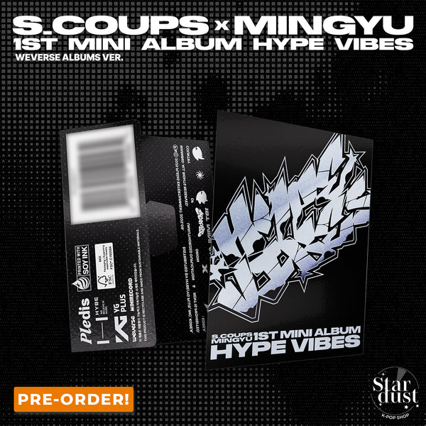 [PRE-ORDER] S.COUPS X MINGYU - HYPE VIBES [1st Mini Album] Weverse Albums Ver.