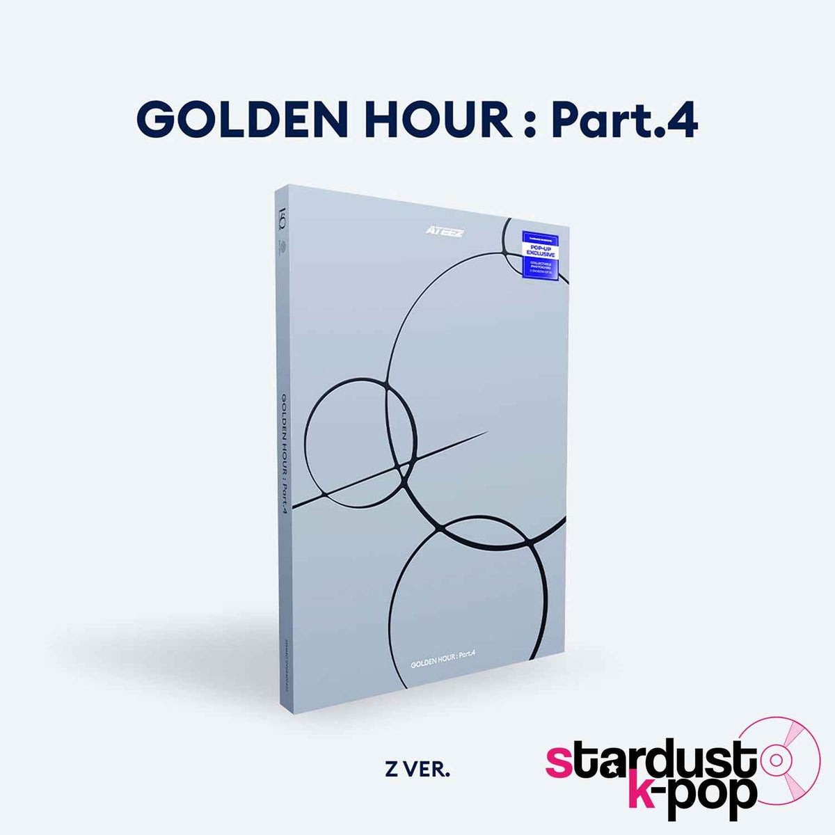 ATEEZ - GOLDEN HOUR : Part. 4 [Europe POP-UP Exclusive] Photobook Ver.