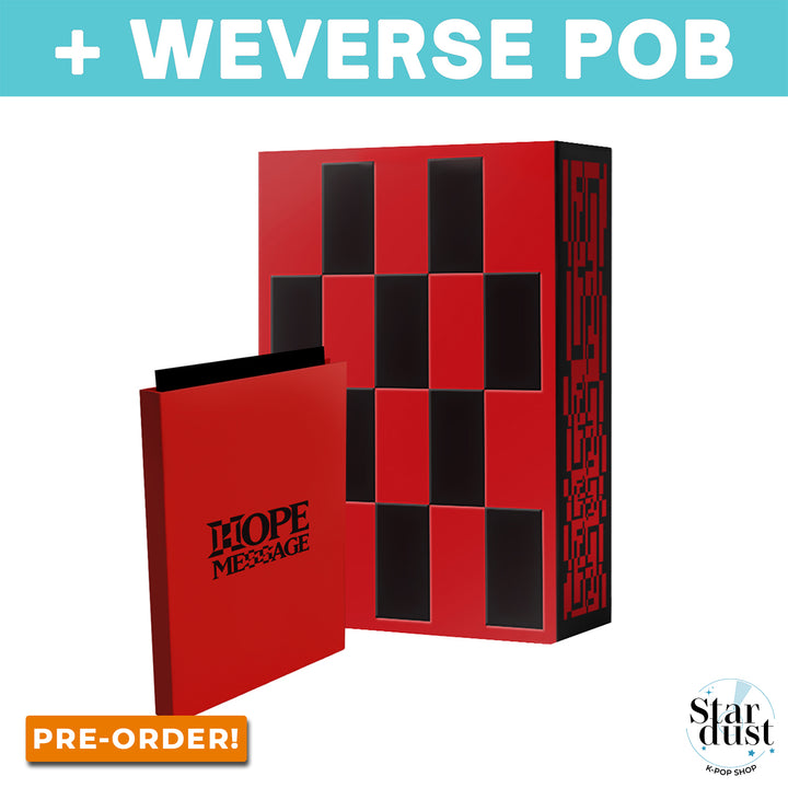 J-HOPE - Tour 'HOPE ON THE STAGE' The Original Set + WEVERSE POB - Stardust K-Pop Shop