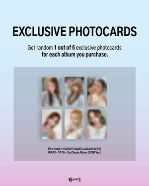 [SIGNED / LUCKY DRAW EVENT] KIIRAS - TA TA [2nd Single Album] Ever Ver.