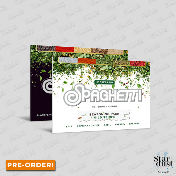 LE SSERAFIM - SPAGHETTI [1st Single Album] Weverse Ver - Stardust K-Pop Shop