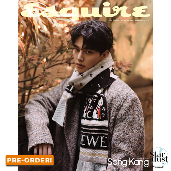 SONG KANG - Esquire Dicembre 2025 - Cover A - Stardust K-Pop Shop - Magazine