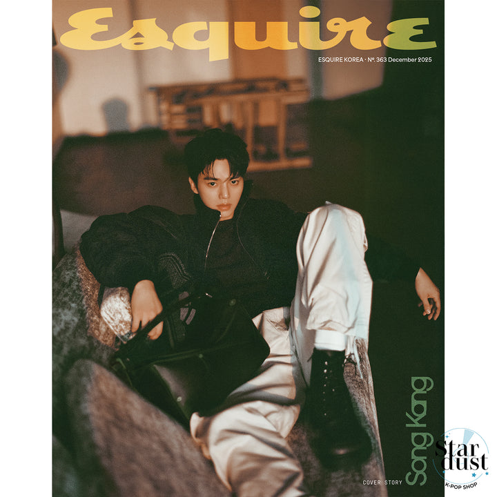 SONG KANG - Esquire Dicembre 2025 - Cover B - Stardust K-Pop Shop - Magazine