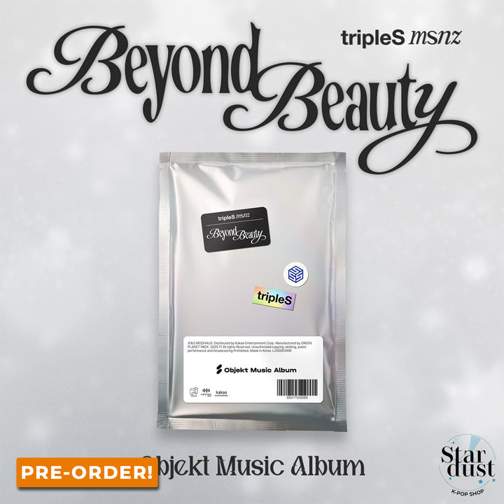 TRIPLES msnz - BEYOND BEAUTY [Objekt Music Album Ver.] - Stardust K-Pop Shop
