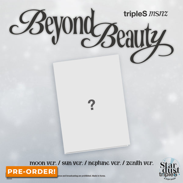 TRIPLES msnz - BEYOND BEAUTY [Photobook Ver.] - Stardust K-Pop Shop