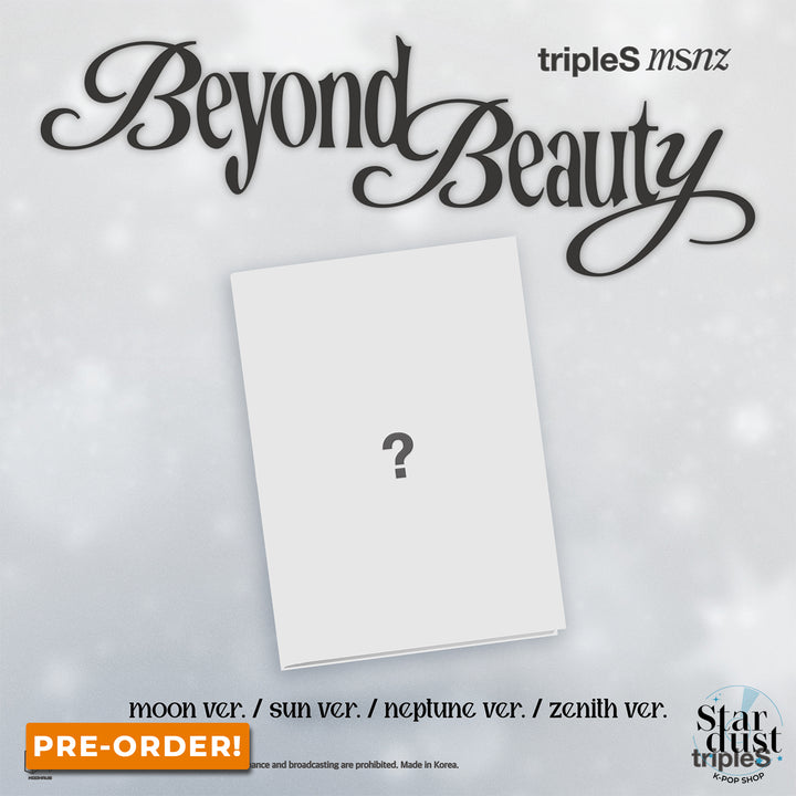 TRIPLES msnz - BEYOND BEAUTY [Photobook Ver.] - Stardust K-Pop Shop
