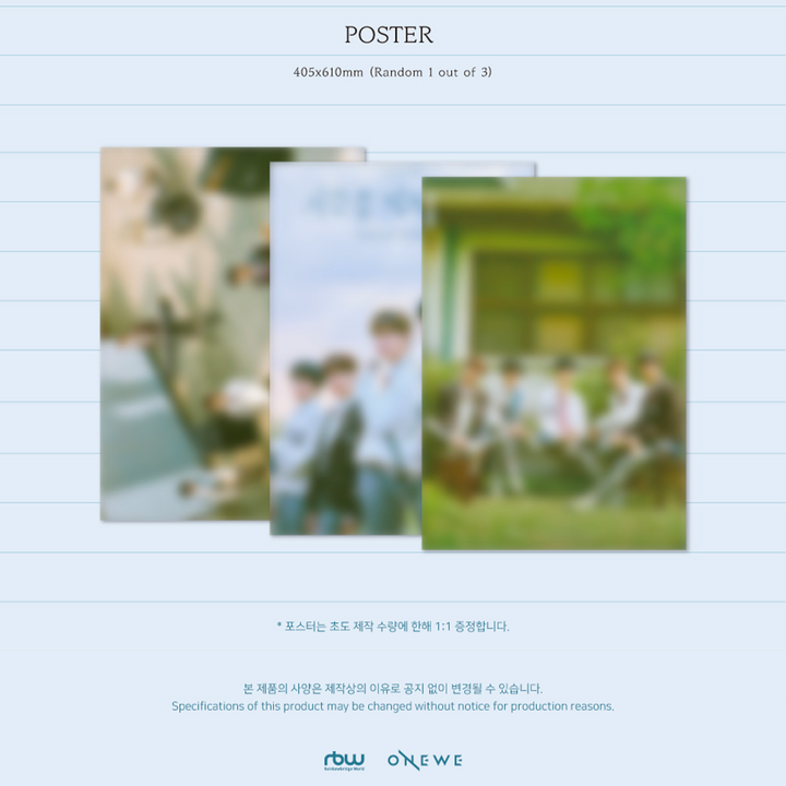Onewe A Small Room Filled With Time Special Album poster