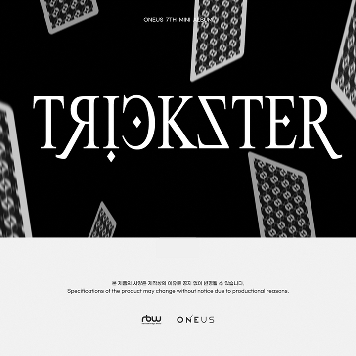 Oneus Trickster 7th Mini Album Joker version, Poker version