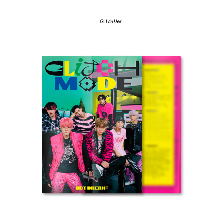 NCT Dream Glitch Mode 2nd Full Album Scratch version, Glitch version folded poster