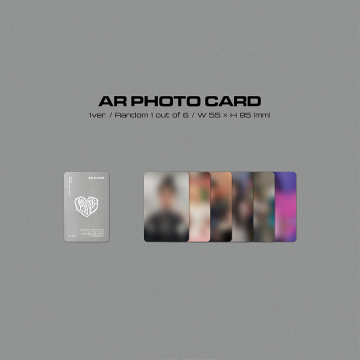 Stayc Young-Luv.com 2nd Mini Album Young version, Luv version ar photocard
