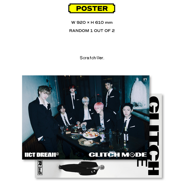 NCT Dream Glitch Mode 2nd Full Album Scratch version, Glitch version poster