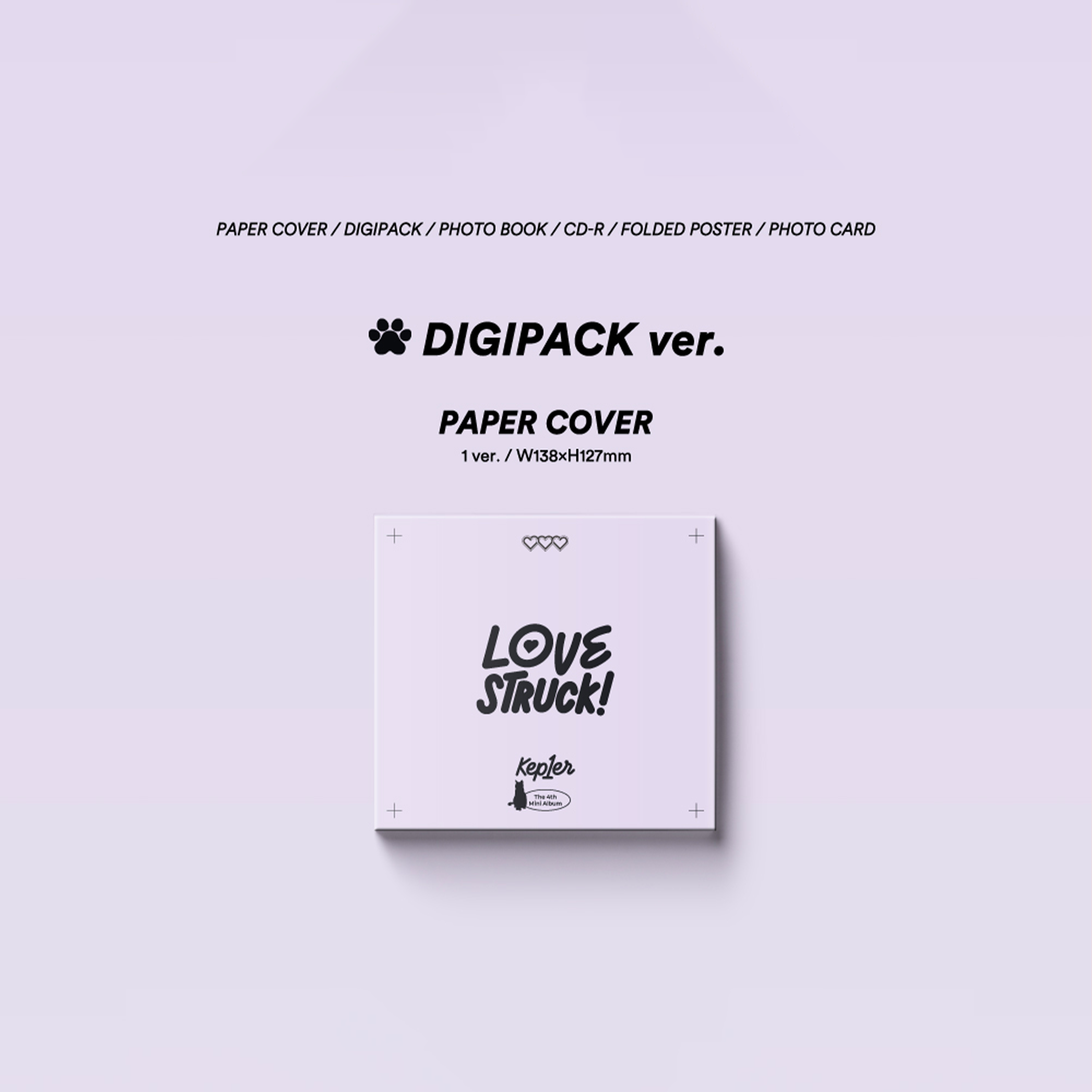 KEP1ER - LOVESTRUCK! [4th Mini Album] Digipack Ver. - Stardust K-pop Shop