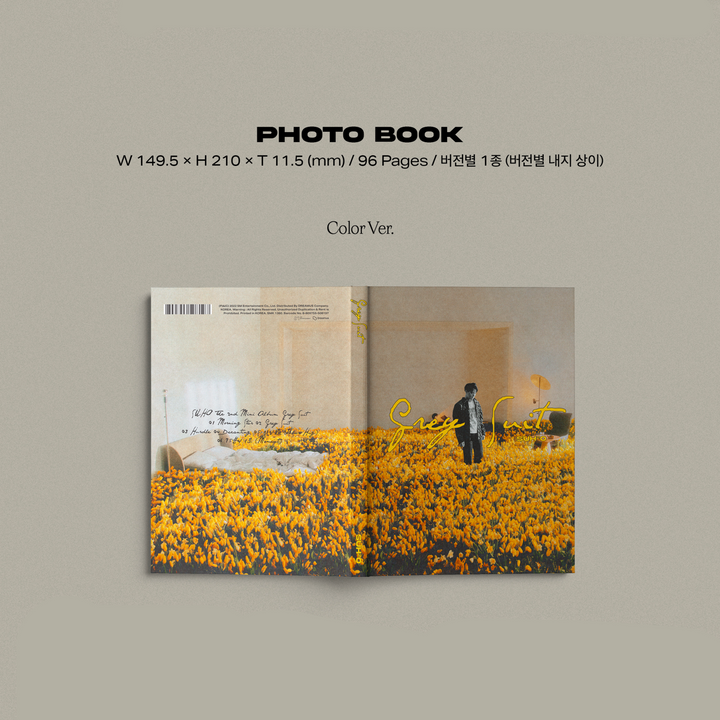 Suho Grey Suit 2nd Mini Album photobook Color version, Grey version photobook