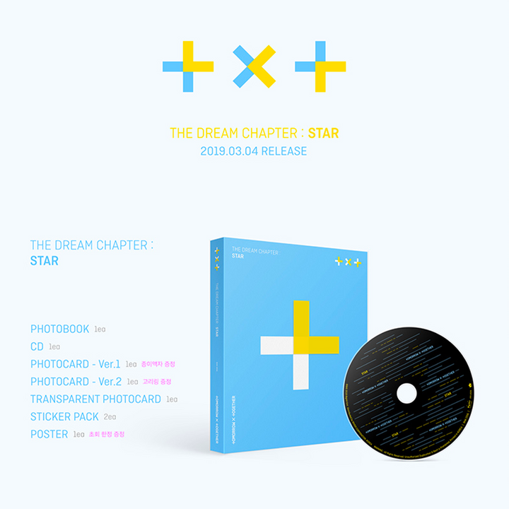 TXT The Dream Chapter: Star 1st Mini Album 