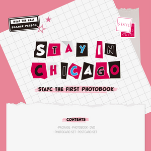 STAYC 1ST PHOTOBOOK - STAY IN CHICAGO - Stardust K-pop Shop