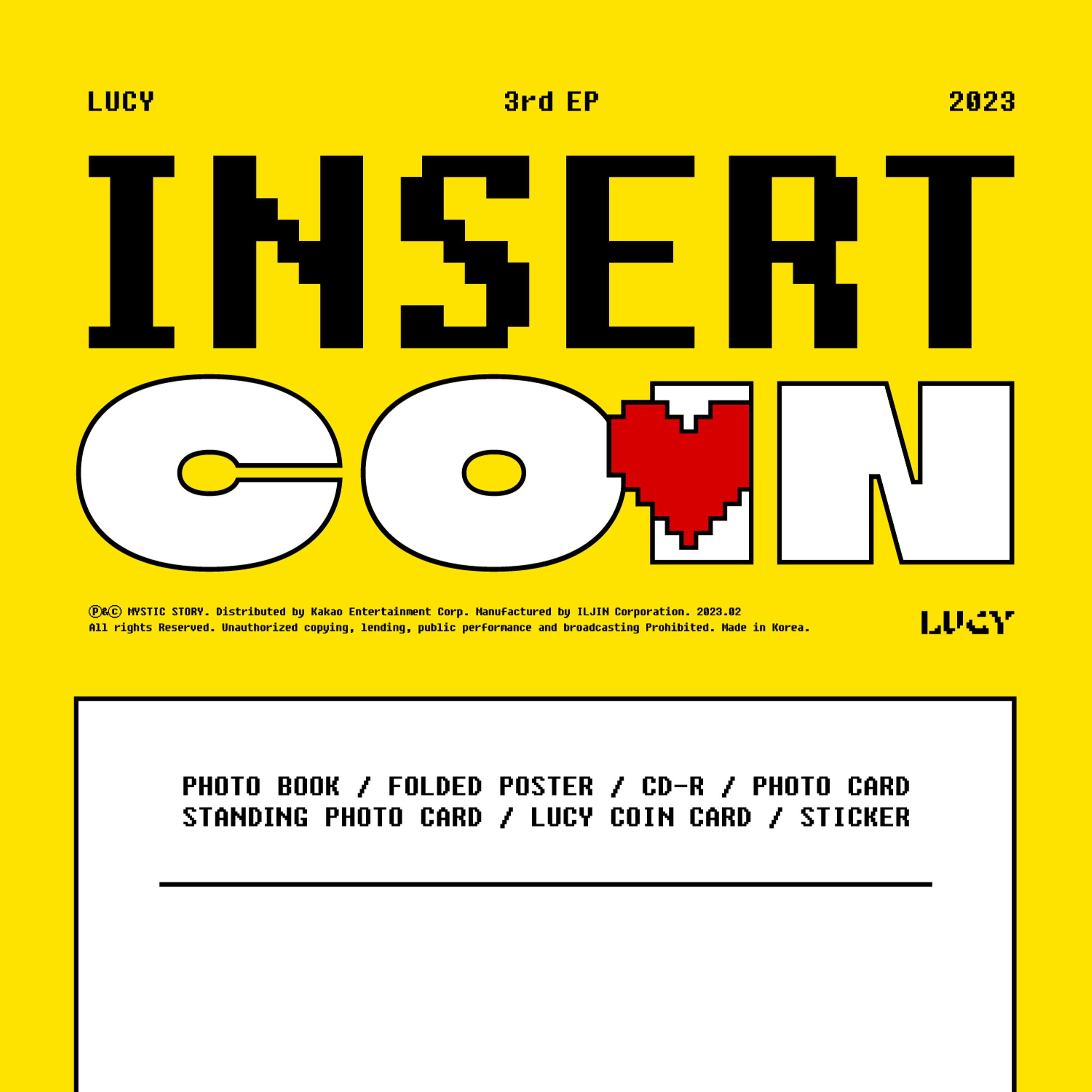 LUCY - INSERT COIN [3rd Mini Album] - Stardust K-pop Shop