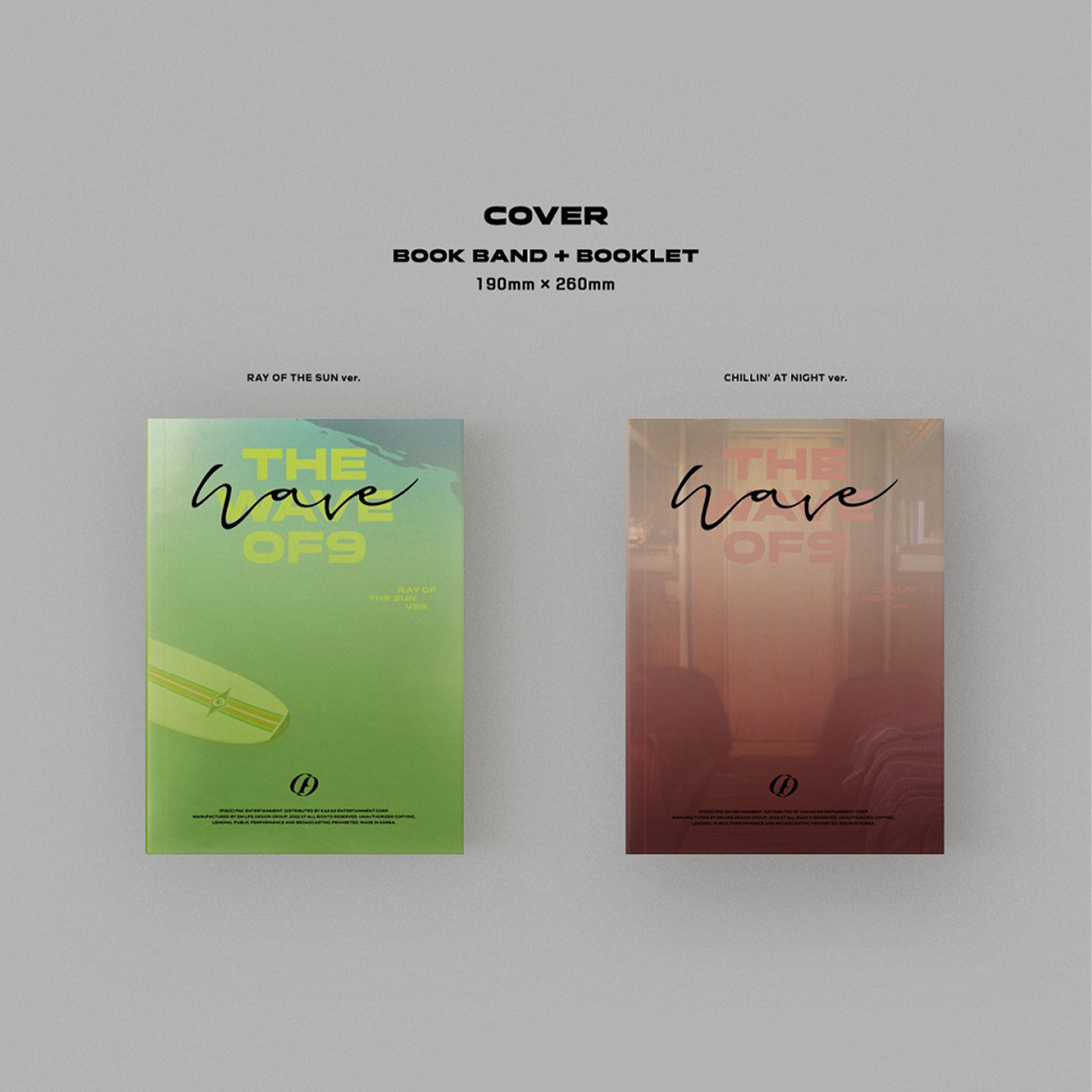 SF9 The Wave Of9 11th Mini Album Ray Of The Sun version, Chillin' At Night version  cover