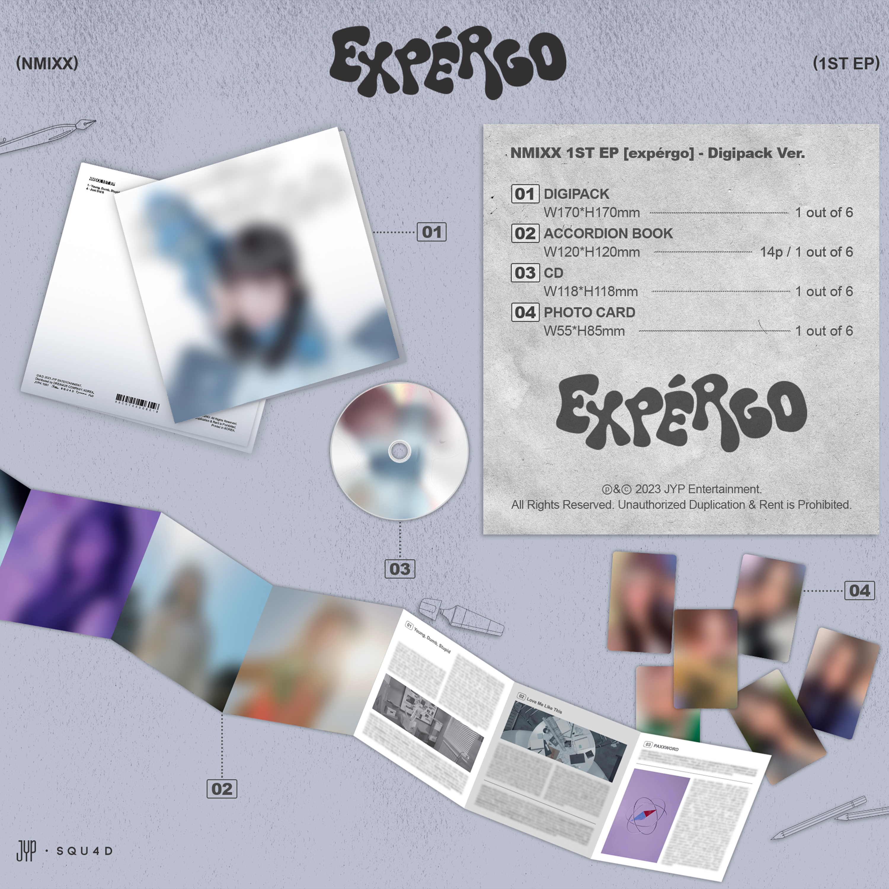 NMIXX - EXPÉRGO [1st Mini Album] Digipack Ver. - Stardust K-pop Shop