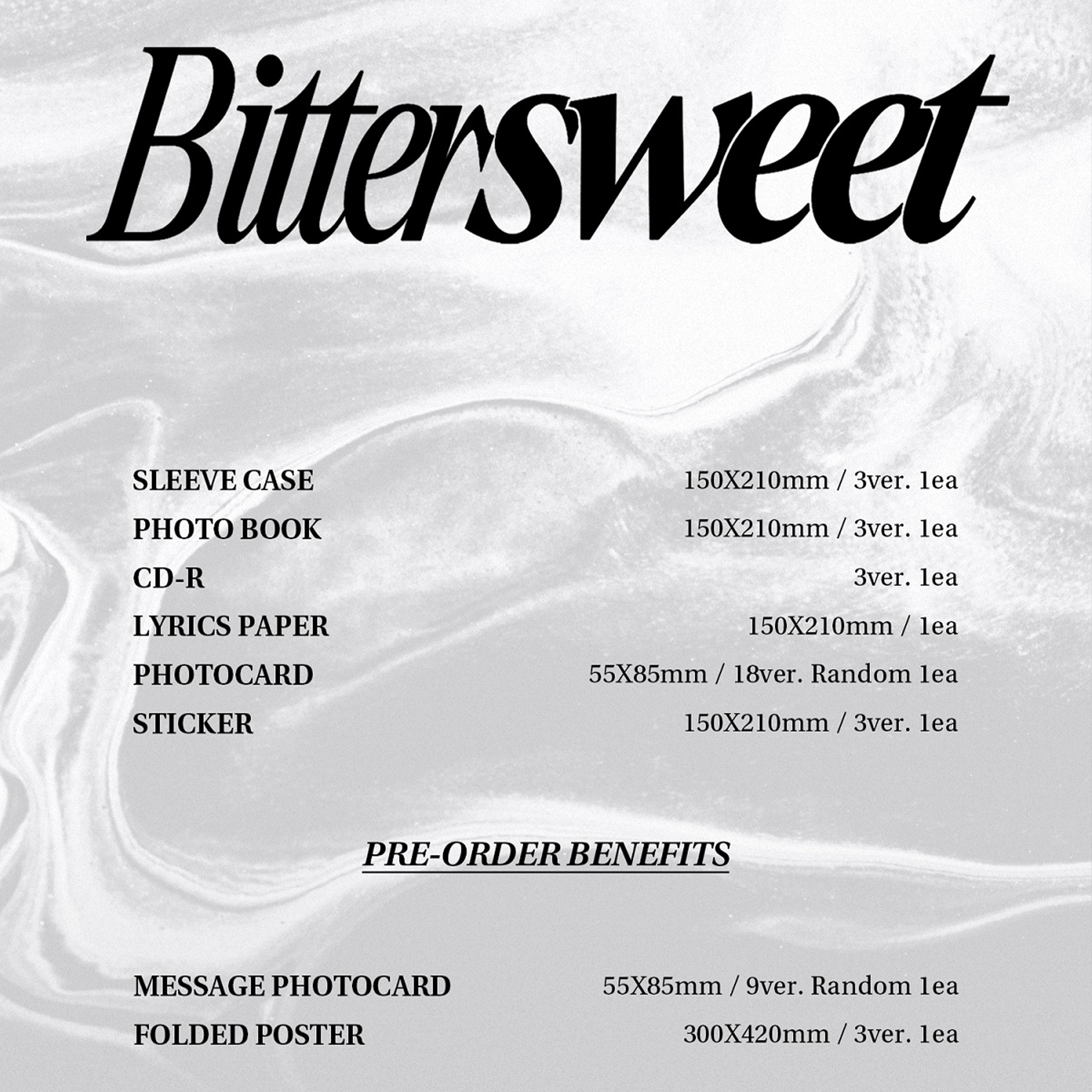 WONHO - BITTERSWEET [2nd Single Album] - Stardust K-pop Shop