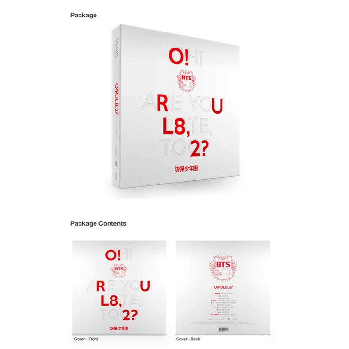 BTS O!RUL8,2? 1st Mini Album package, booklet
